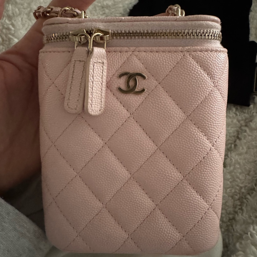 Chic Baby pink Chanel caviar Quilted Leather Bag - Picture 12 of 15